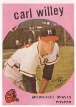 1959 Topps Baseball Cards      095      Carl Willey